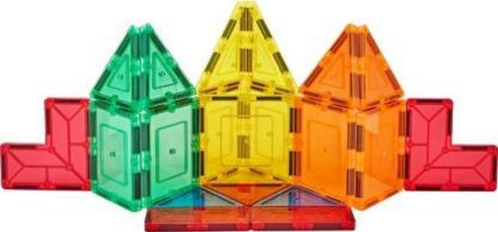 Magnetic tiles building blocks