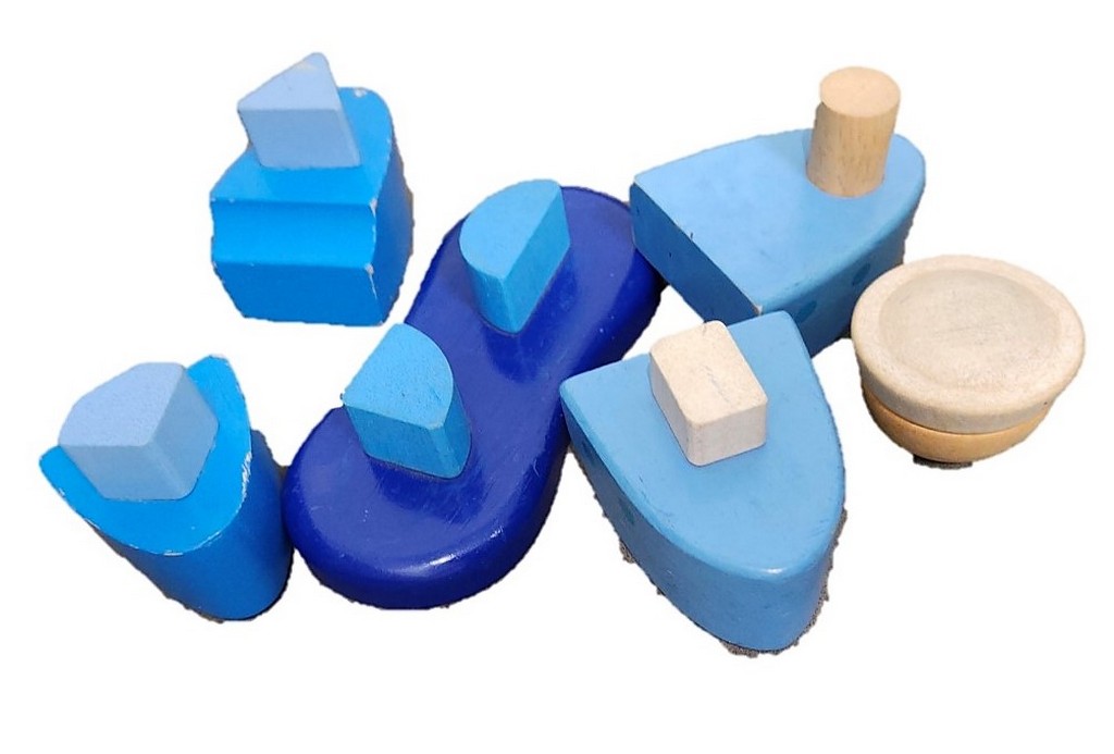 Wooden take apart boat