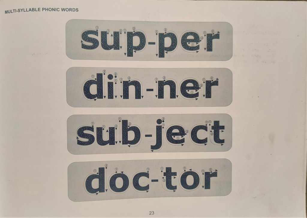 Tarjani first step to reading and writing level 2