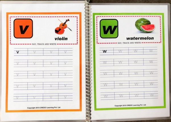 English small alphabets workbook (write and erase)