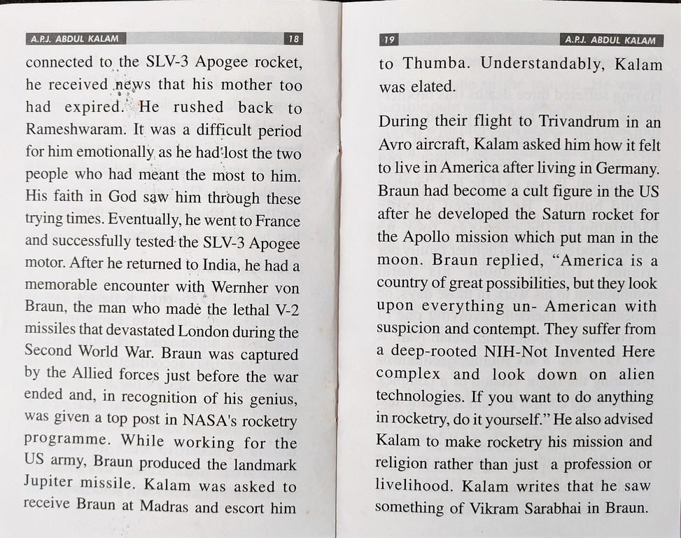 Quick Reference Biography Series A P J Abdul Kalam