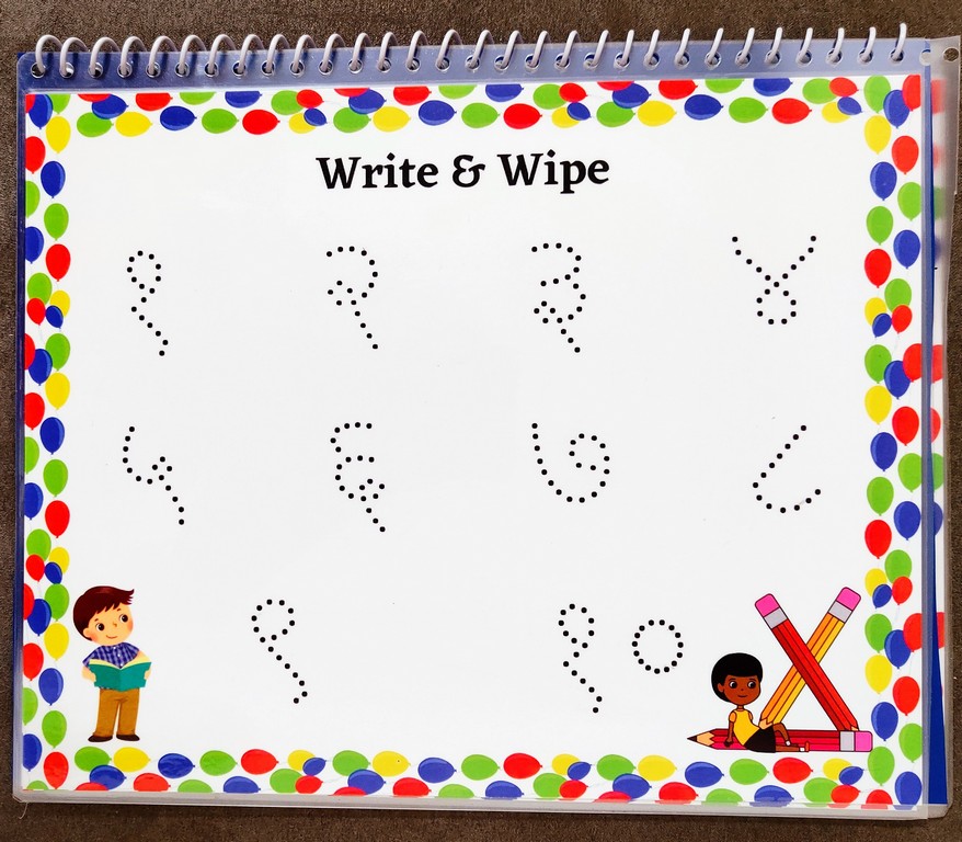 Hindi  write and wipe vowels, consonants and numbers - Image 3