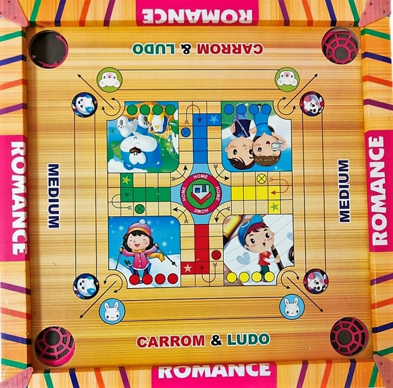 Carrom with coins medium size