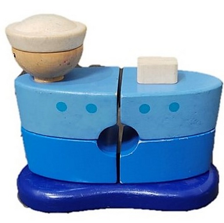 Wooden take apart boat