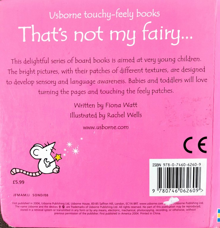 That’s not my fairy Touch and Feel boo