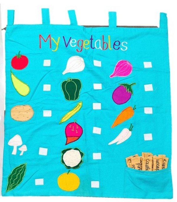 My Vegetables cloth mat