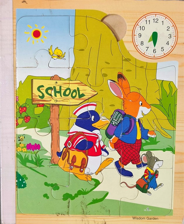 Jigsaw puzzle book routine