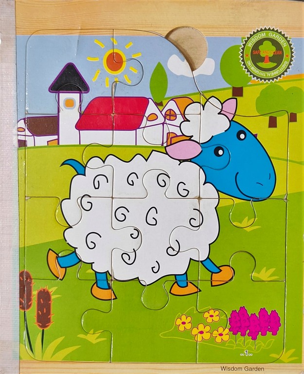Jigsaw puzzle book animals