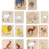 Animal baby matching toy