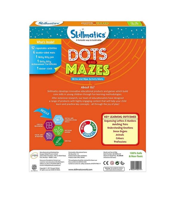 Dots and mazes Skillmatics
