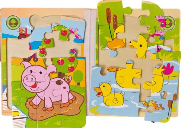 Jigsaw puzzle book animals
