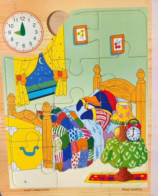 Jigsaw puzzle book routine