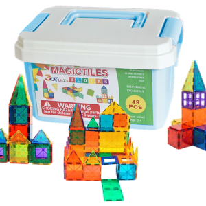 Magnetic tiles building blocks