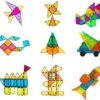 Magnetic tiles building blocks
