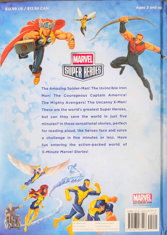 5 minute marvel stories