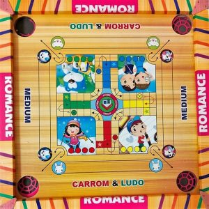 Carrom with coins medium size