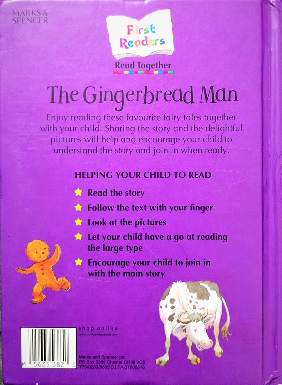 First Readers The Gingerbread Man