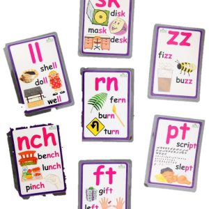 Flash Cards Phonics ending blends