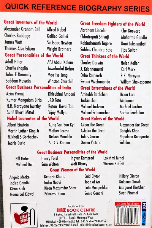 Quick Reference Biography Series A P J Abdul Kalam