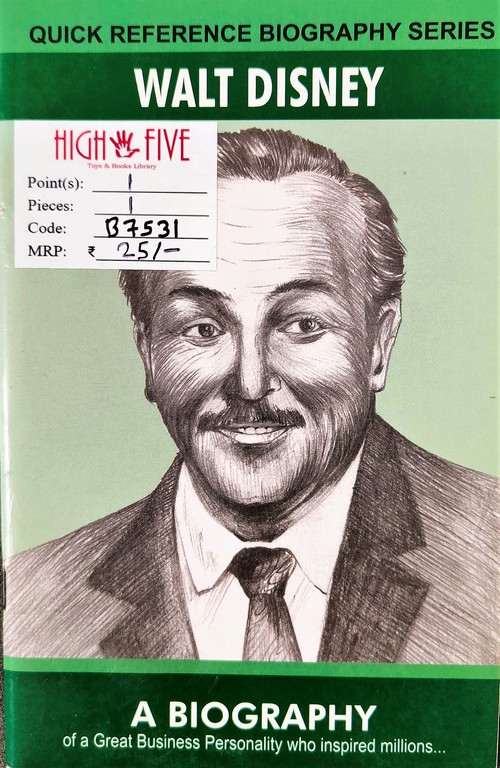 Quick Reference Biography Series Walt Disney