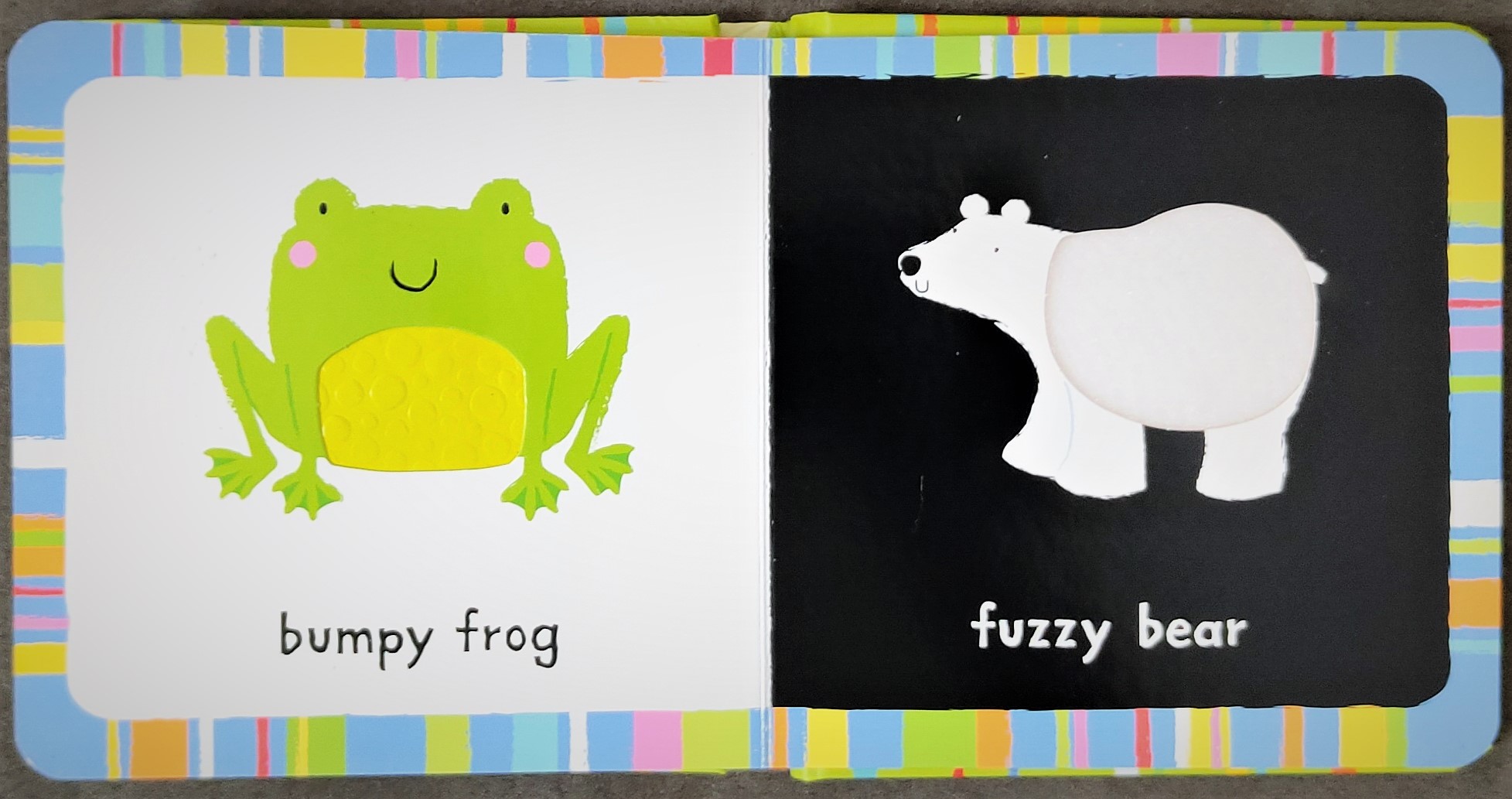 Touchy feely animals book