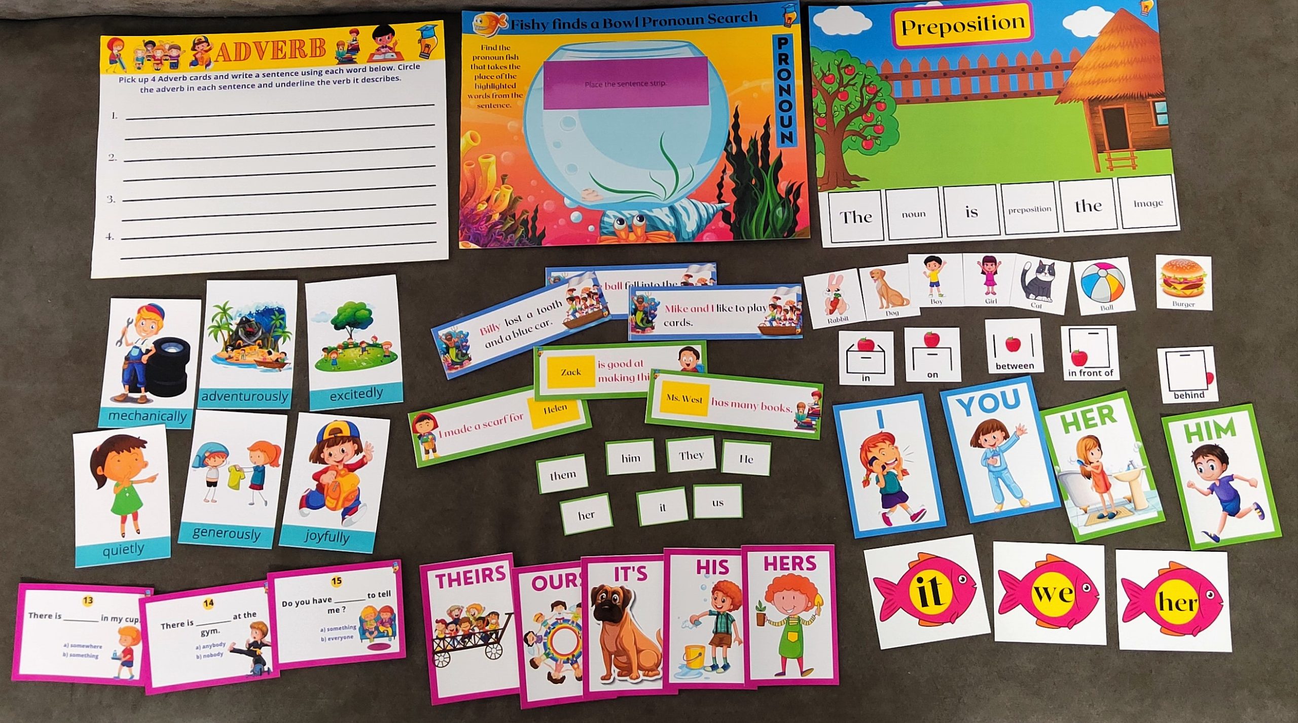 Grammar kit 2 Pronoun, Adverb, Preposition