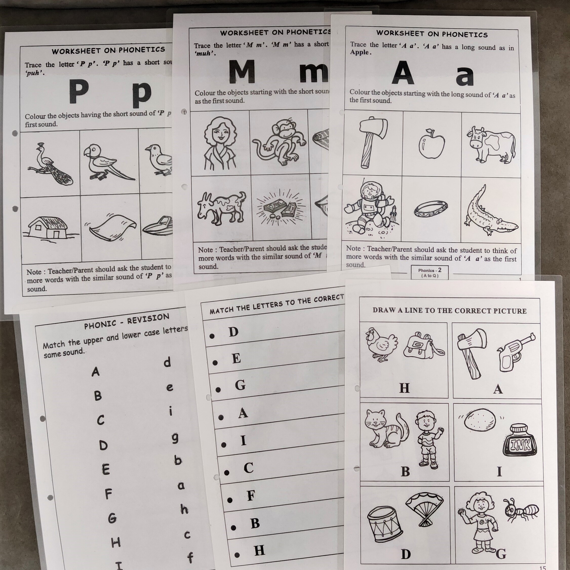 Phonics-A-to-Q-worksheet