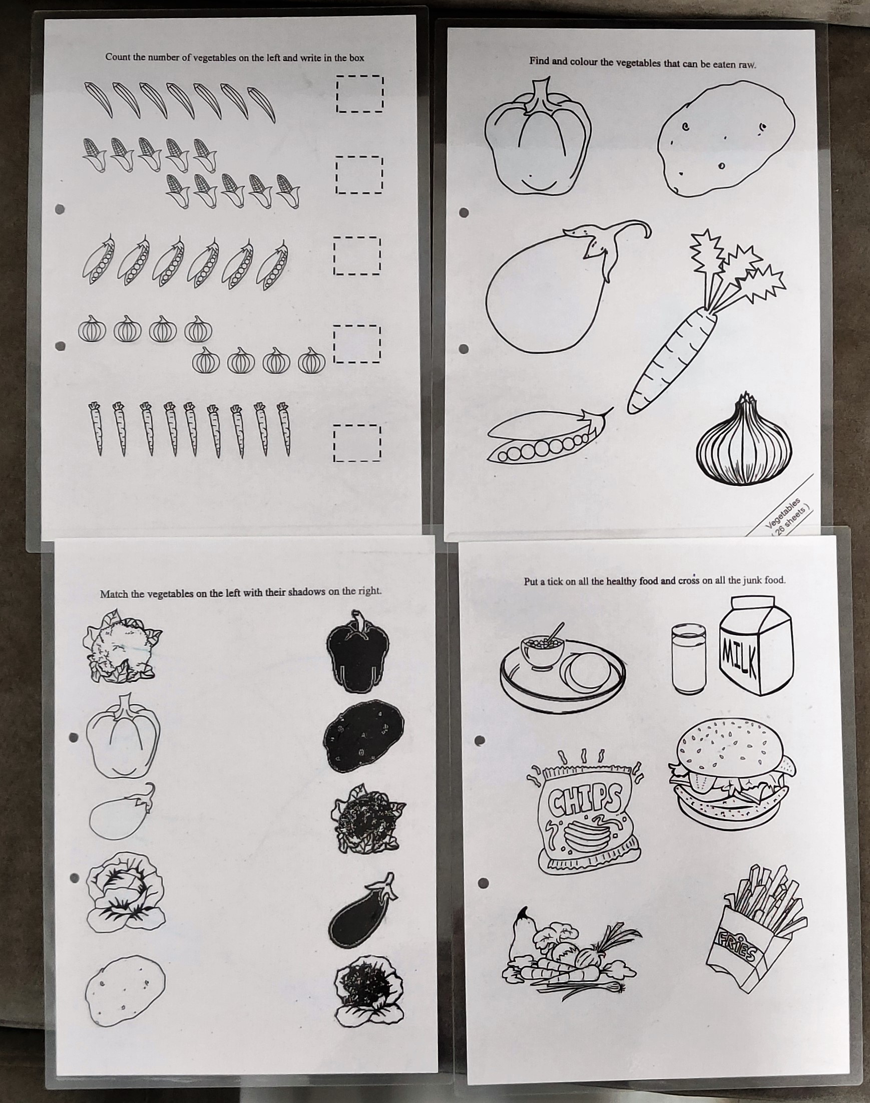 Vegetables-worksheet