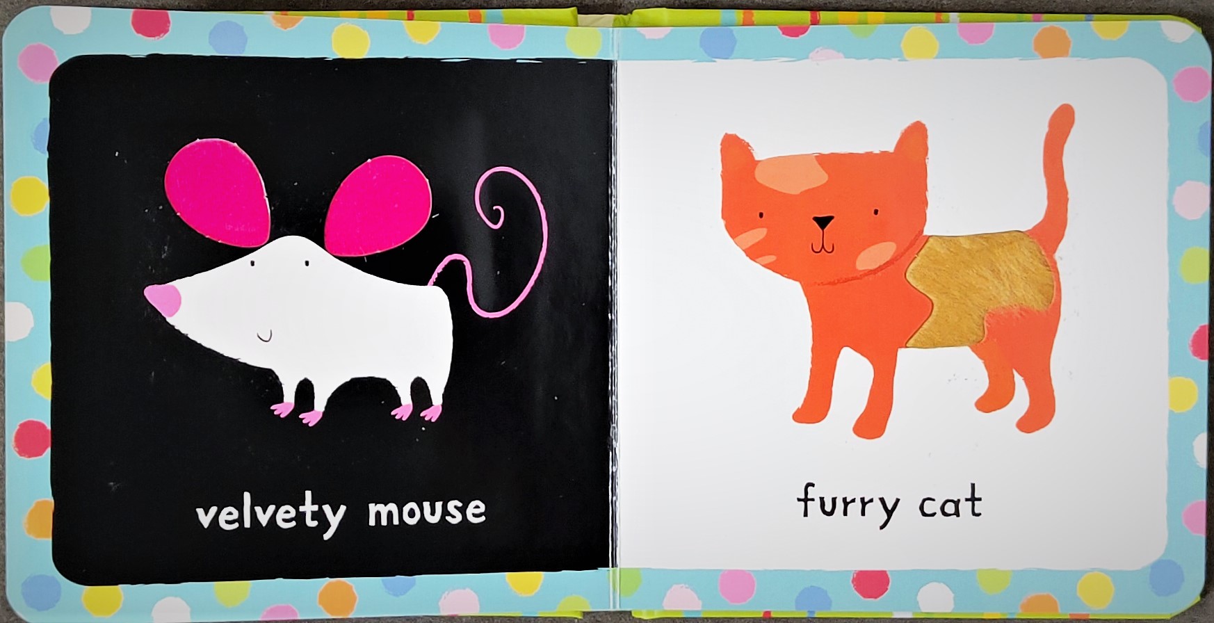 Touchy feely animals book