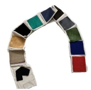 Sensory mat with 9 textures