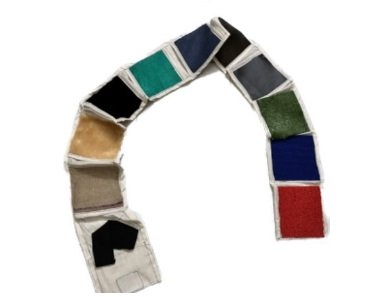 Sensory mat with 9 textures