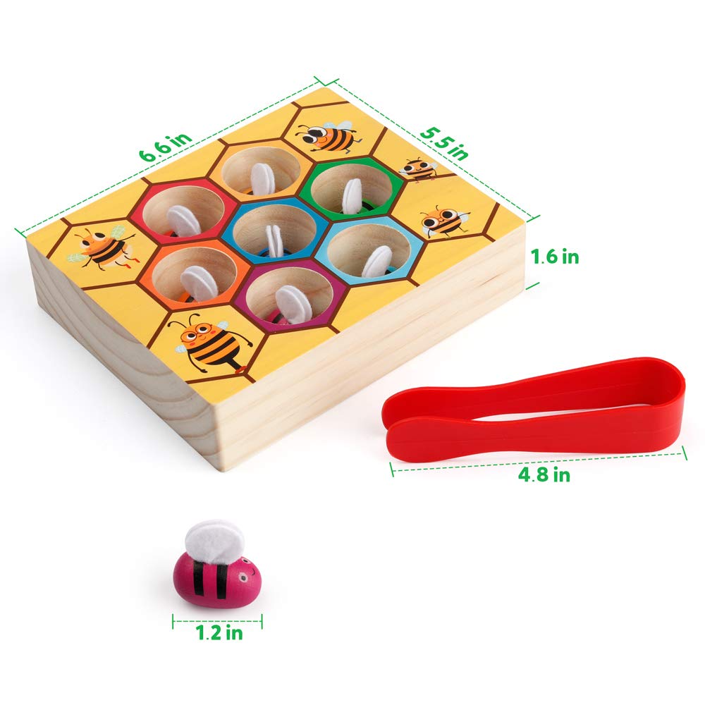 Beehive Fine motor colour matching game - Image 2