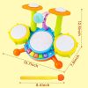 Drum set with two drum sticks - Image 3