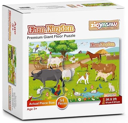 Farm Kingdom giant floor jigsaw puzzle - Ziysaw