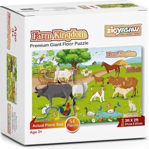 Farm Kingdom giant floor jigsaw puzzle - Ziysaw